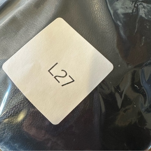 Commando Womens Black Faux Leather Jogger Pants S Small Stretch Pockets $158 L27 - Picture 11 of 11